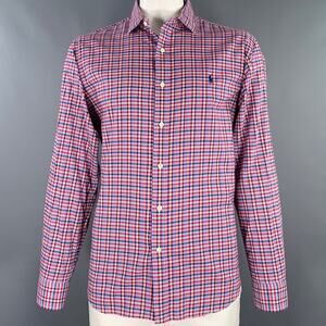 POLO by RALPH LAUREN Size XL Multi Color Plaid Cotton Long Sleeve Shirt